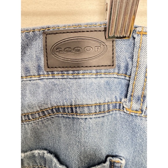 Scoop‎ Wide Leg High Rise Jeans  Blue Mid Wash Size 10 Women's - Picture 7 of 9